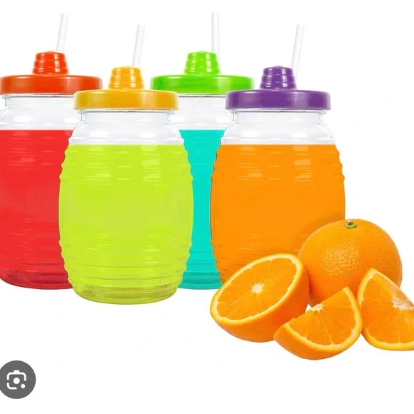 Vitroleros 6 Pack 16 oz Excellent Quality with straws - Picture 3 of 6